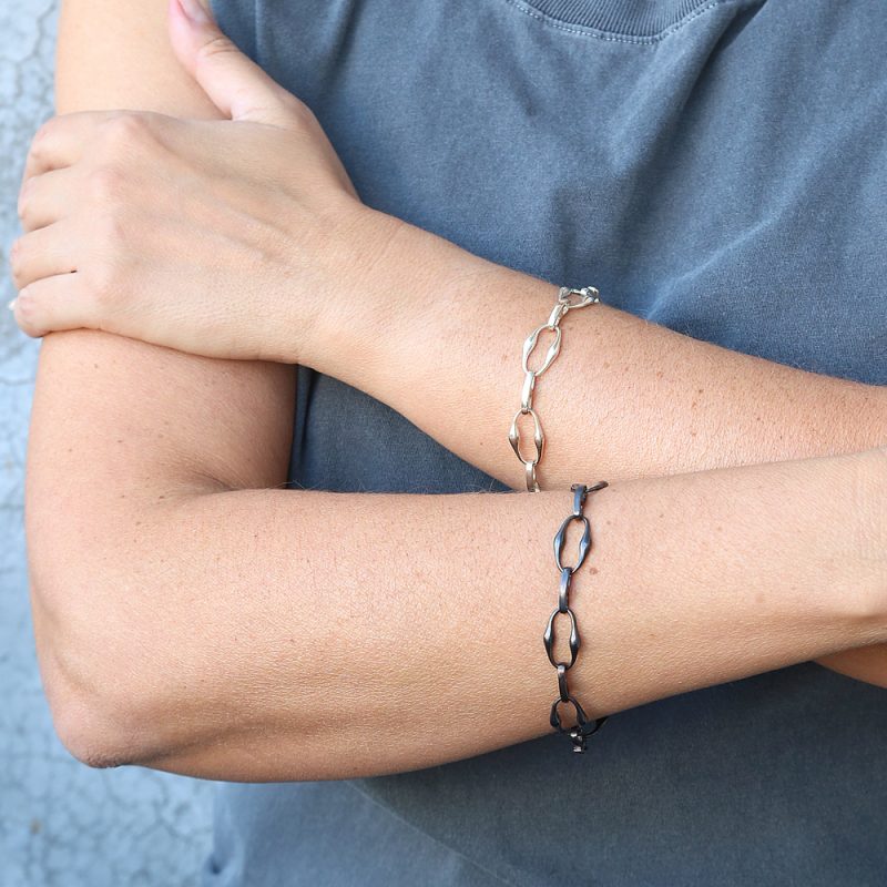Pulseiras elos grandes oxidada - Image 2